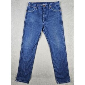 Wrangler Cowboy Cut Jeans 32x35 Blue 13MWZPW Original Fit Straight Leg Denim